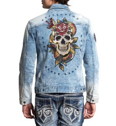 Джинсовка муж. Affliction OATH JACKET