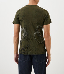 Футболка муж. Affliction SKELETAL GREEN