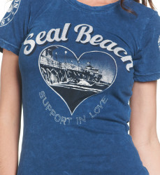 Футболка жен. Affliction SEAL BEACH