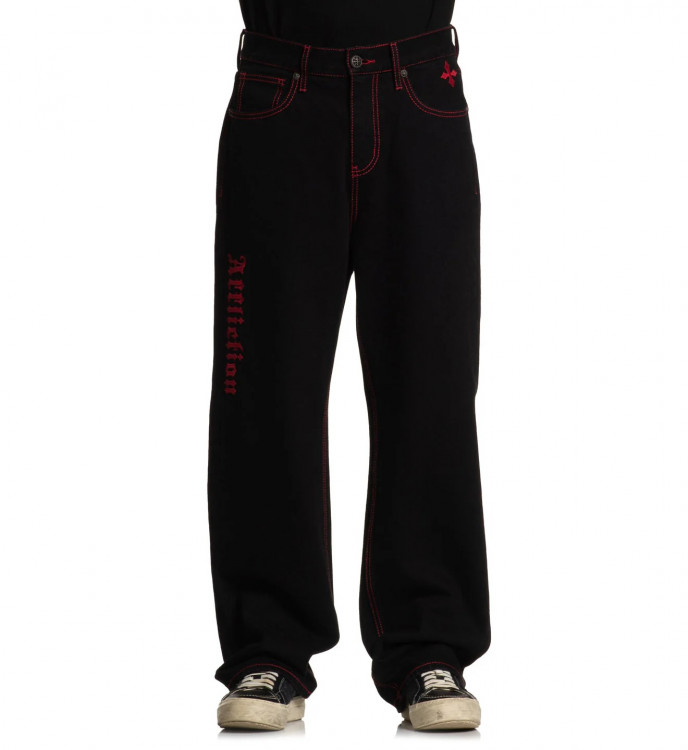 Джинсы муж. Affliction WIDE LEG WINGS