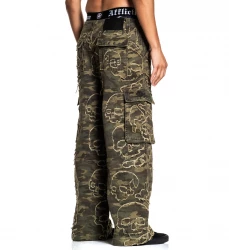 Джинсы муж. Affliction SKULL CAMO