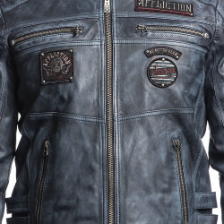 Куртка кожаная Affliction муж. VELOCITY LEATHER JACKET
