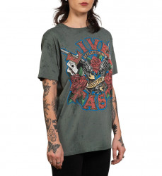 Футболка жен. Affliction LOVE GUN