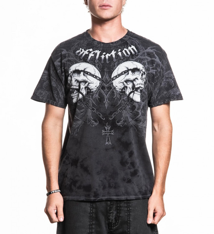 Футболка муж. Affliction COLLAPSE GREY