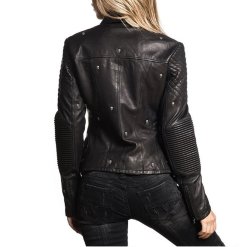 Куртка кожа жен. Affliction SKULLHEAD LEATHER JACKET