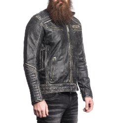 Куртка кожа. Affliction RIDERS LEATHER JACKET