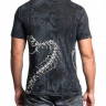 Футболка муж. Affliction SKELETAL BLACK
