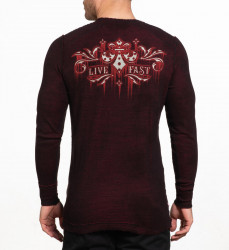Лонгслив двусторонний муж. Affliction AC NATIVE AUTO