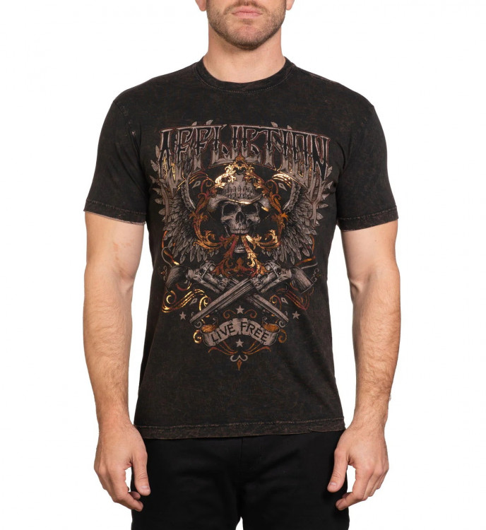 Футболка двусторонняя муж. Affliction DUSTER