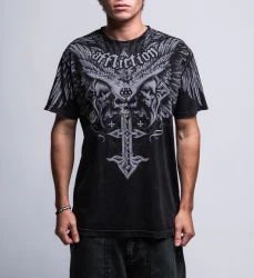 Футболка муж. 686 & Affliction DEATH EYES BLACK
