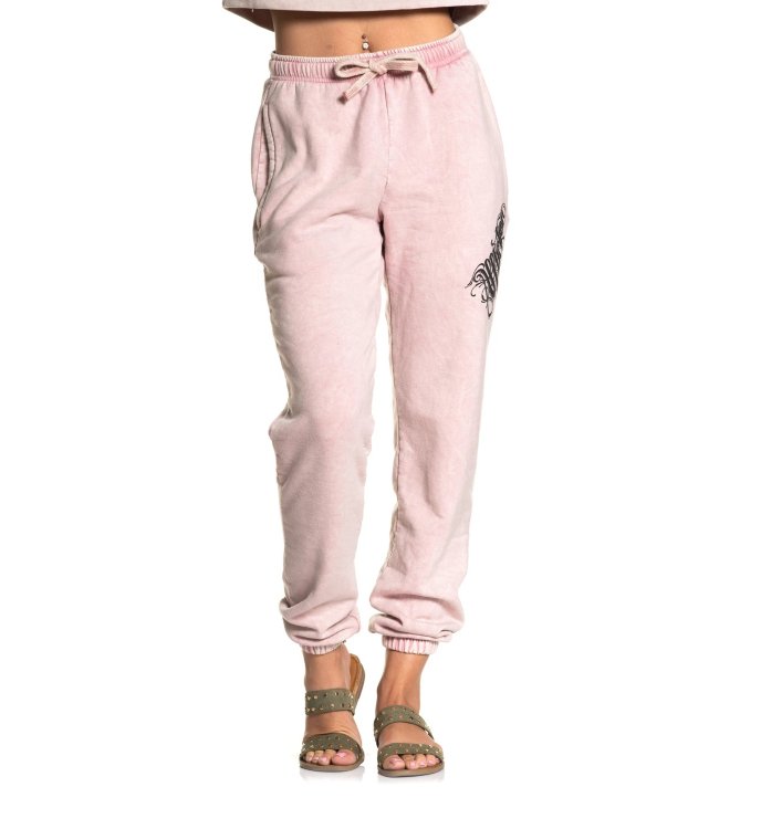 Брюки жен. Affliction AUDRALYN SWEATPANT STRAWBERRY