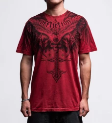 Футболка муж. 686 & Affliction DEATH EYES RED