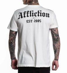 Футболка муж. Affliction IMMORTAL BURDEN WHITE