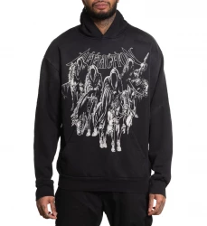 Толстовка муж. Affliction BLACK NIGHT BLACK