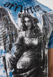Футболка муж. Affliction RELEASE BLUE