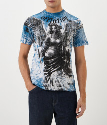 Футболка муж. Affliction RELEASE BLUE