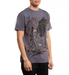 Футболка муж. Affliction WINGED REAPER GREY