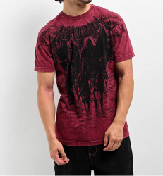 Футболка муж. Affliction BLACK NIGHT BURGUNDY