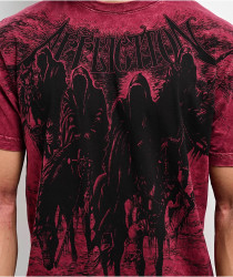 Футболка муж. Affliction BLACK NIGHT BURGUNDY