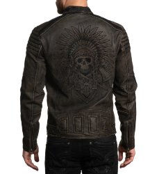 Куртка кожа Affliction муж. AFFINITY JACKET