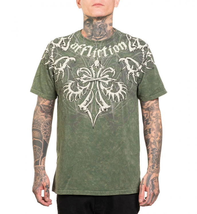 Футболка муж. Affliction SKELETON