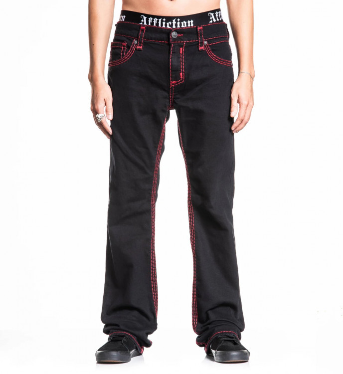 Джинсы муж. Affliction COOPER BLACK