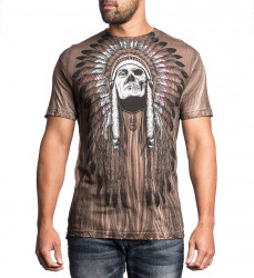 Футболка муж. Affliction TRIBE BROWN