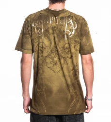 Футболка муж. Affliction VERTIBRATE GOLD