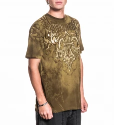 Футболка муж. Affliction VERTIBRATE GOLD