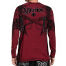 Пуловер двусторонний муж. Affliction INDIAN CHIEF RED