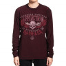 Лонгслив двусторонний муж. Affliction CROWS