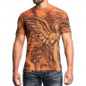 Футболка муж. Affliction GRAVE ANGEL ORANGE