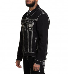 Джинсовка муж. Affliction BLACK DENIM