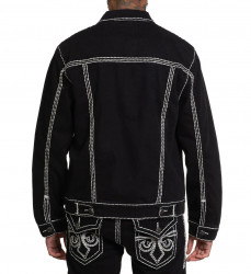 Джинсовка муж. Affliction BLACK DENIM