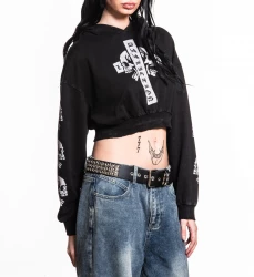 Толстовка жен. Affliction FREE MIND CROP