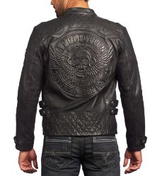 Куртка кожа Affliction муж. ON FIRE
