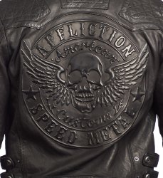 Куртка кожа Affliction муж. ON FIRE