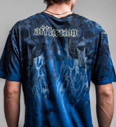 Футболка муж. Affliction DECIMINATION BLUE