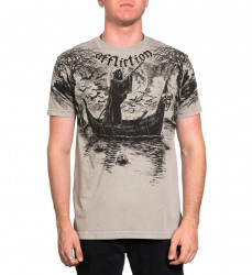 Футболка муж. Affliction RIVER STYX GREY