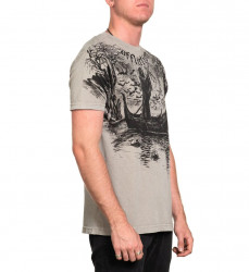 Футболка муж. Affliction RIVER STYX GREY